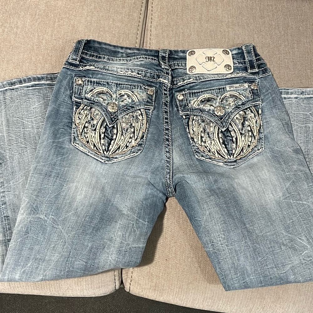 Miss me women’s midrise easy crop size 27